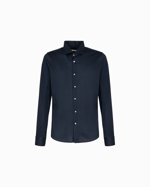 Camicia blu eleganza senza tempo, BLUE
