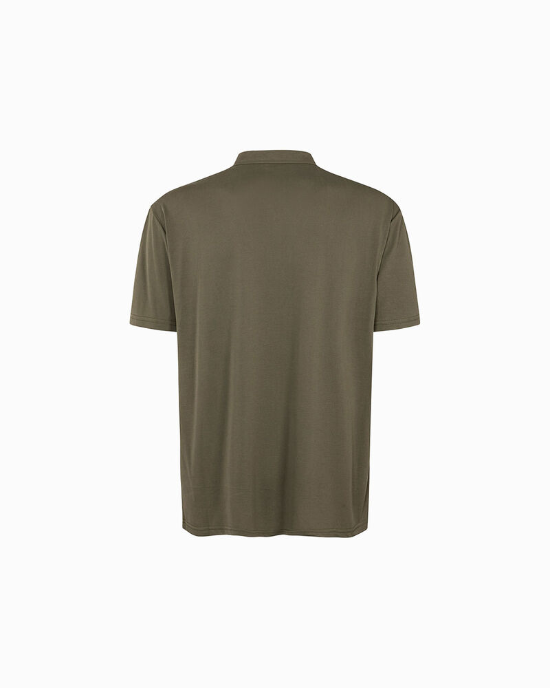 Polo verde in cotone leggero,  image number null
