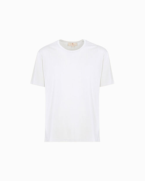T-shirt bianca essenziale classica, 