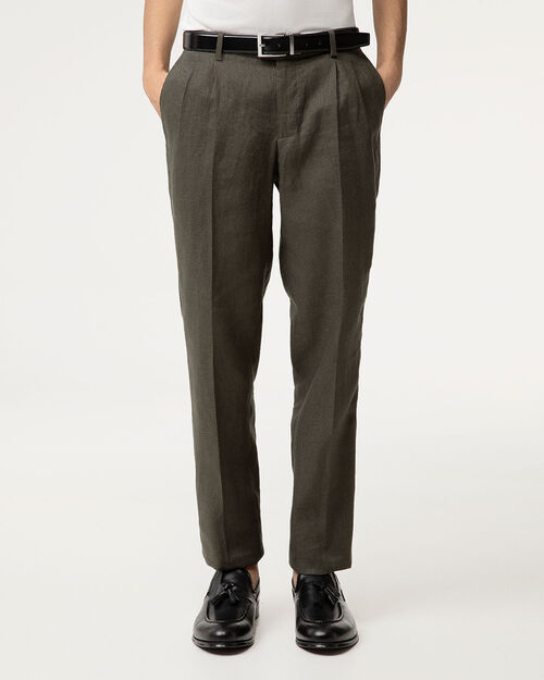 Completo pantalone militare in lino, 
