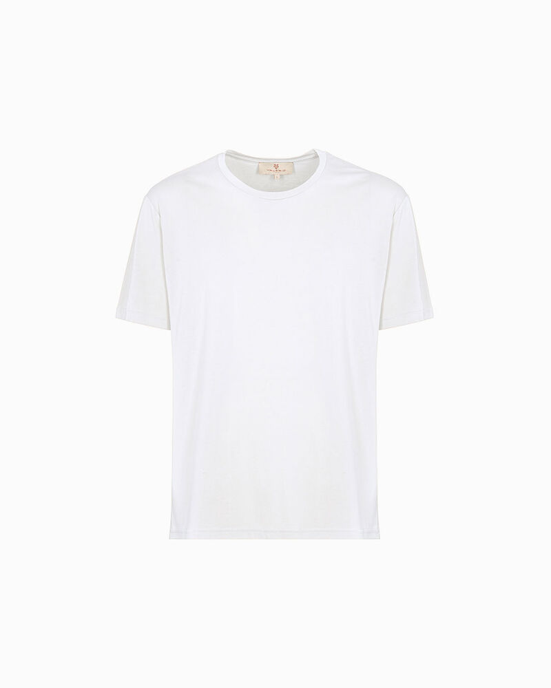 T-shirt bianca essenziale classica,  image number null