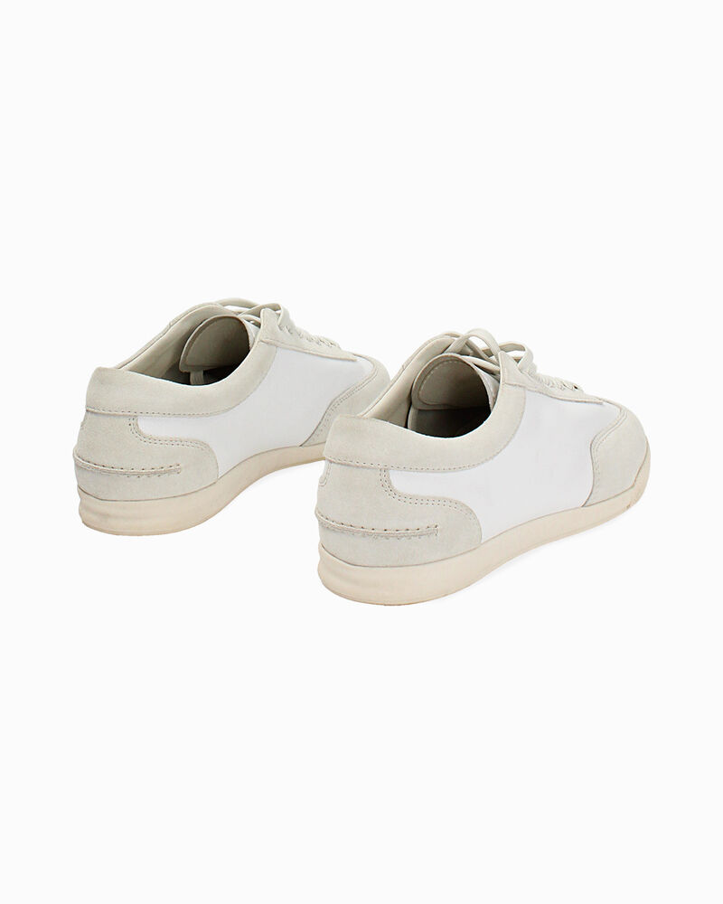 Sneakers panna dettagli in camoscio,  image number null