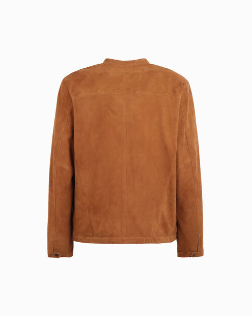 ABBIGLIAMENTO GIUBBINO CAMOSCIO COGN, COGNAC
