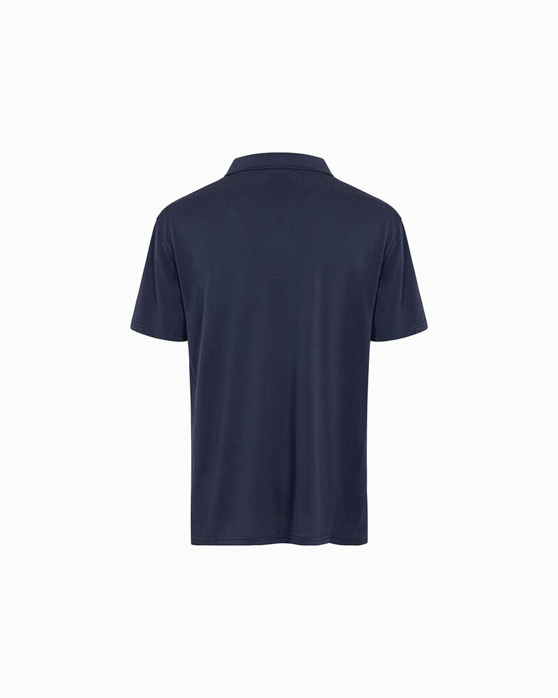 Polo blu dettagli raffinati,  image number null
