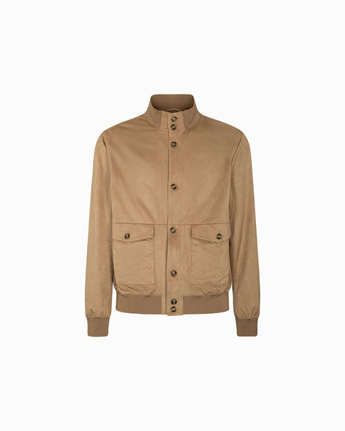 Giubbino camel con dettagli distintivi, CAMEL