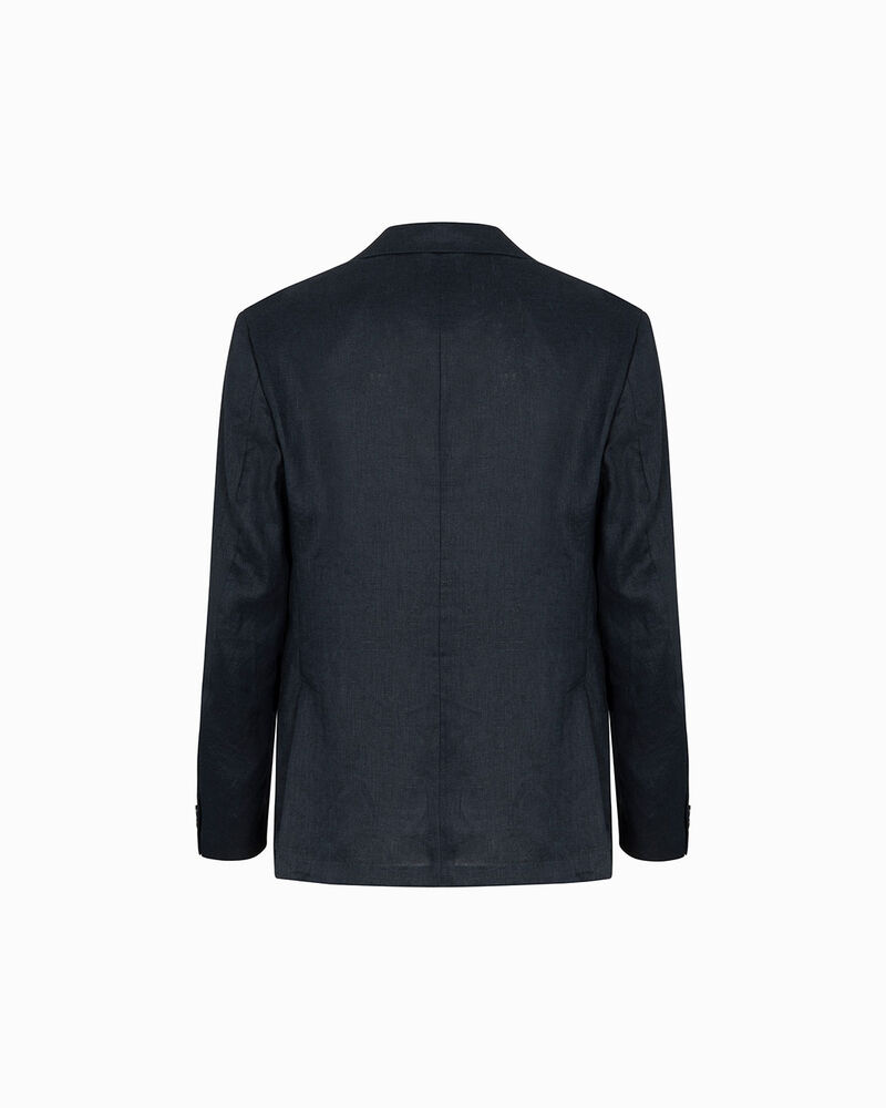 Giacca blu navy con dettaglio multicolore,  image number null