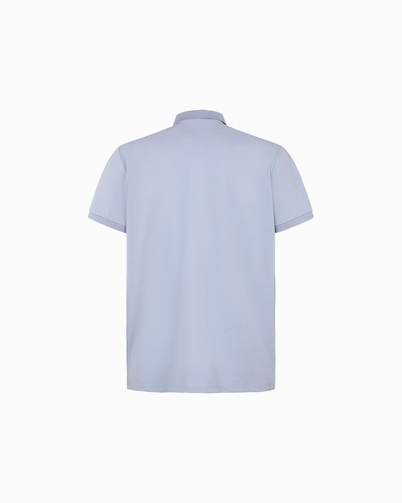 Polo celeste classica con dettagli eleganti,  image number null