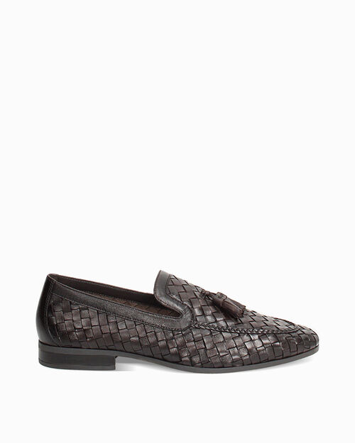 Mocassino testa di moro intrecciato, DK BROWN