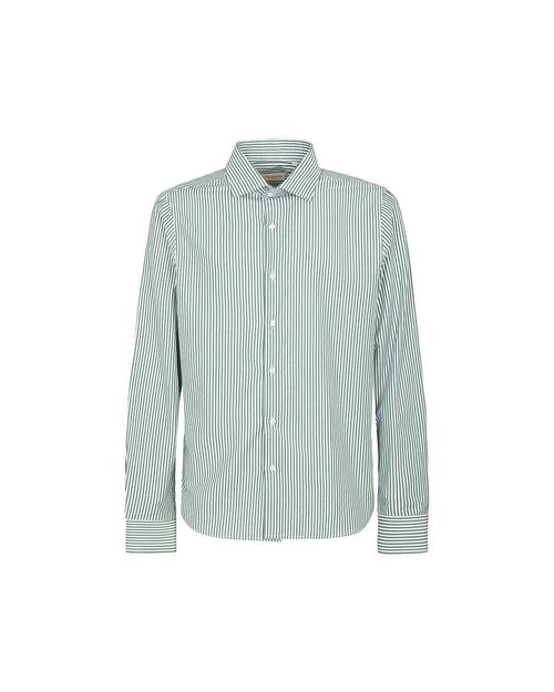 Camicia ml verde righe verticali, GREEN